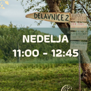 Strokovne delavnice - nedelja 11:00 – 12:45